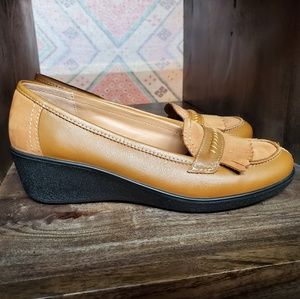 Hotter leather loafers NWOT